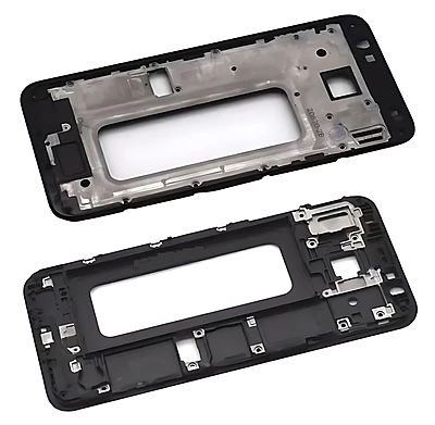 For Samsung Galaxy J4 Plus , J415 - Replacement LCD Mid Frame Chassis - Black