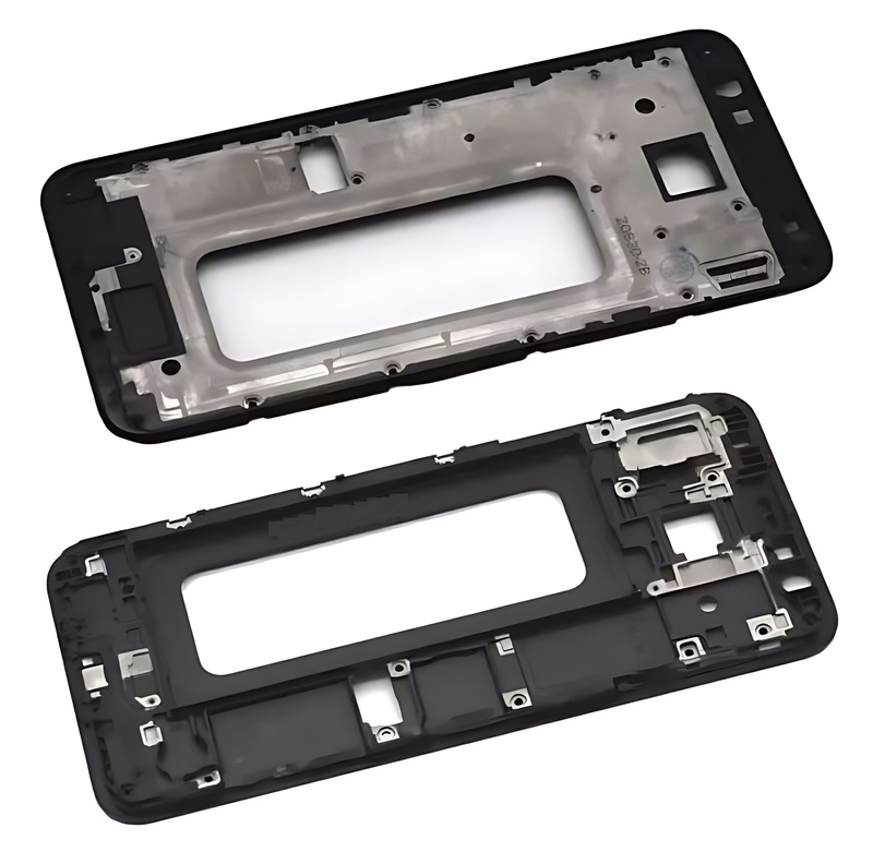 For Samsung Galaxy J4 Plus , J415 - Replacement LCD Mid Frame Chassis - Black