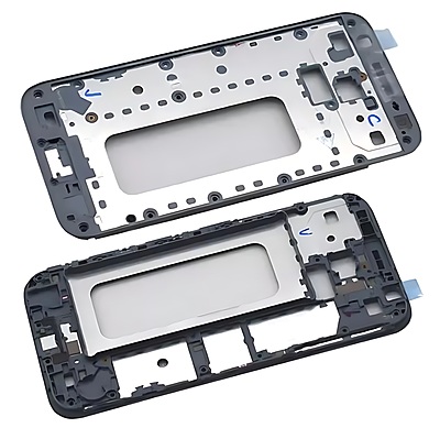 For Samsung Galaxy J3 2017 , J330 - Replacement LCD Mid Frame Chassis - Blue