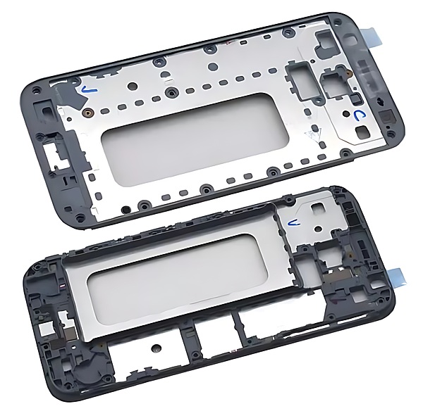 For Samsung Galaxy J3 2017 , J330 - Replacement LCD Mid Frame Chassis - Blue