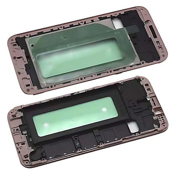 For Samsung Galaxy J7 2017 , J730 - Replacement LCD Mid Frame Chassis - Pink