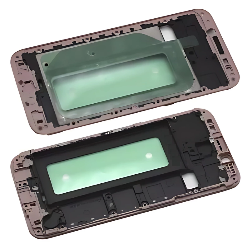 For Samsung Galaxy J7 2017 , J730 - Replacement LCD Mid Frame Chassis - Pink