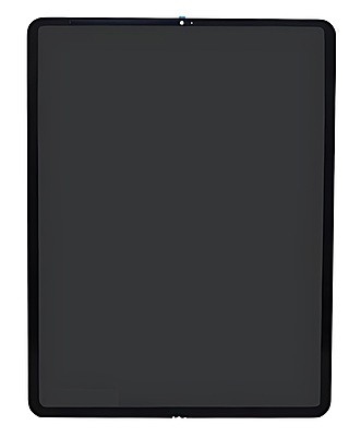 For iPad Pro 12.9 3rd Gen (2018) , iPad Pro 12.9 4th Gen (2020) - LCD Touch Screen - Black - PQC