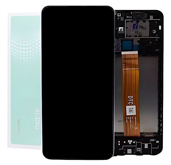 For Samsung A12 , A125 - Replacement LCD Touch Screen Assembly - Black - Service Pack - GH82 - 24490A