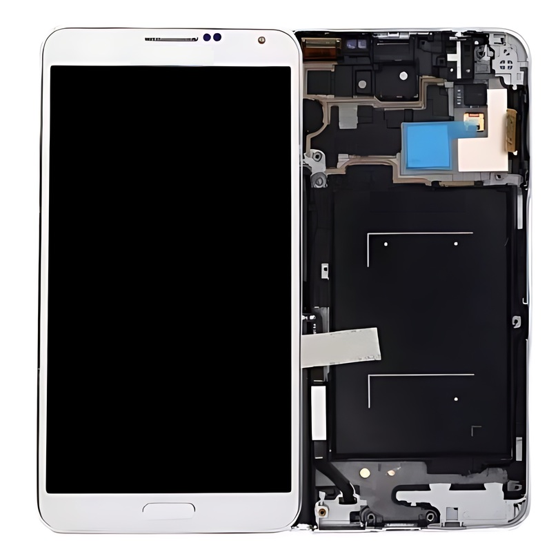 Genuine Samsung Note 3 N9005 - Replacement LCD Touch Screen Assembly - Complete - White - Original