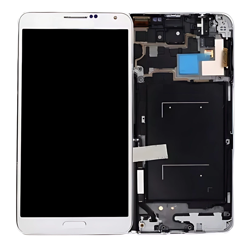 Genuine Samsung Note 3 N9005 - Replacement LCD Touch Screen Assembly - Complete - White - Original
