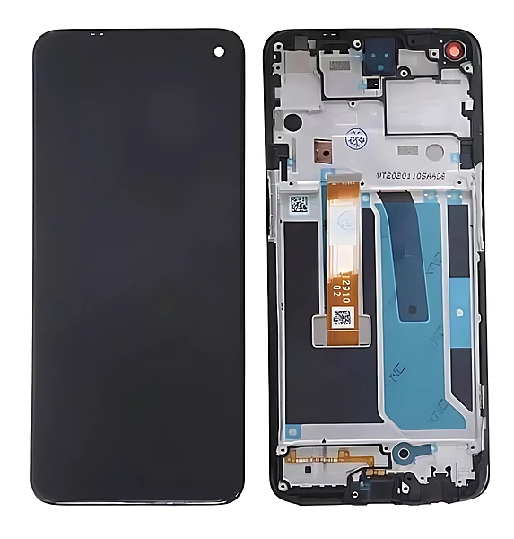 OnePlus Nord N10 - Replacement LCD Touch Screen Assembly With Chassis - Black