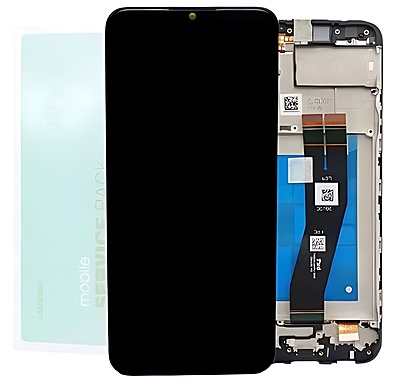 For Samsung A02s , A025 - Replacement LCD Touch Screen Assembly With Chassis - Service Pack - GH81 - 20181A