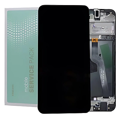 For Samsung A10 , A105 - Replacement LCD Touch Screen Assembly With Chassis - Service Pack - GH82 - 20227A