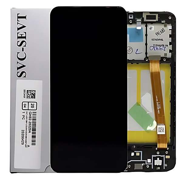 For Samsung A20e , A202 - Replacement LCD Touch Screen Assembly With Chassis - Service Pack - GH82 - 20229A