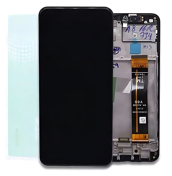 For Samsung A23 5G , A235 - Replacement LCD Touch Screen Assembly With Chassis - Service Pack - GH82 - 29734A