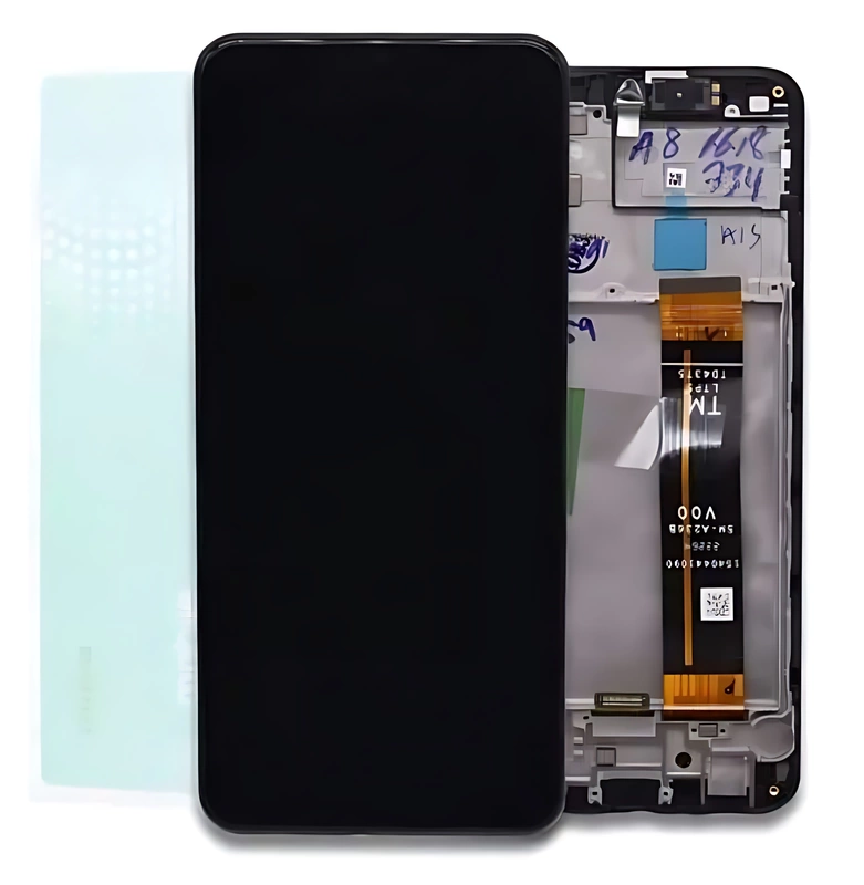 For Samsung A23 5G , A235 - Replacement LCD Touch Screen Assembly With Chassis - Service Pack - GH82 - 29734A
