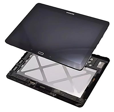 Genuine Samsung Galaxy Tab Pro T520 Replacement LCD Touch Screen Assembly With Frame - Black - Original