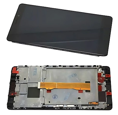 Genuine Huawei Honor Mate S - Replacement LCD Touch Screen Assembly With Frame - Black - Original