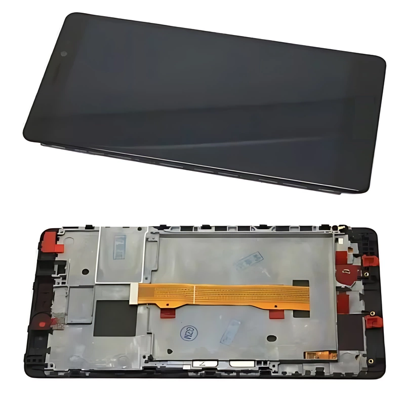 Genuine Huawei Honor Mate S - Replacement LCD Touch Screen Assembly With Frame - Black - Original