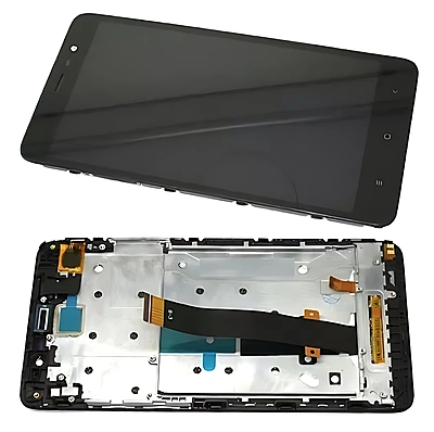 Xiaomi Redmi Note 3 - Replacement LCD Touch Screen Assembly With Frame - Black