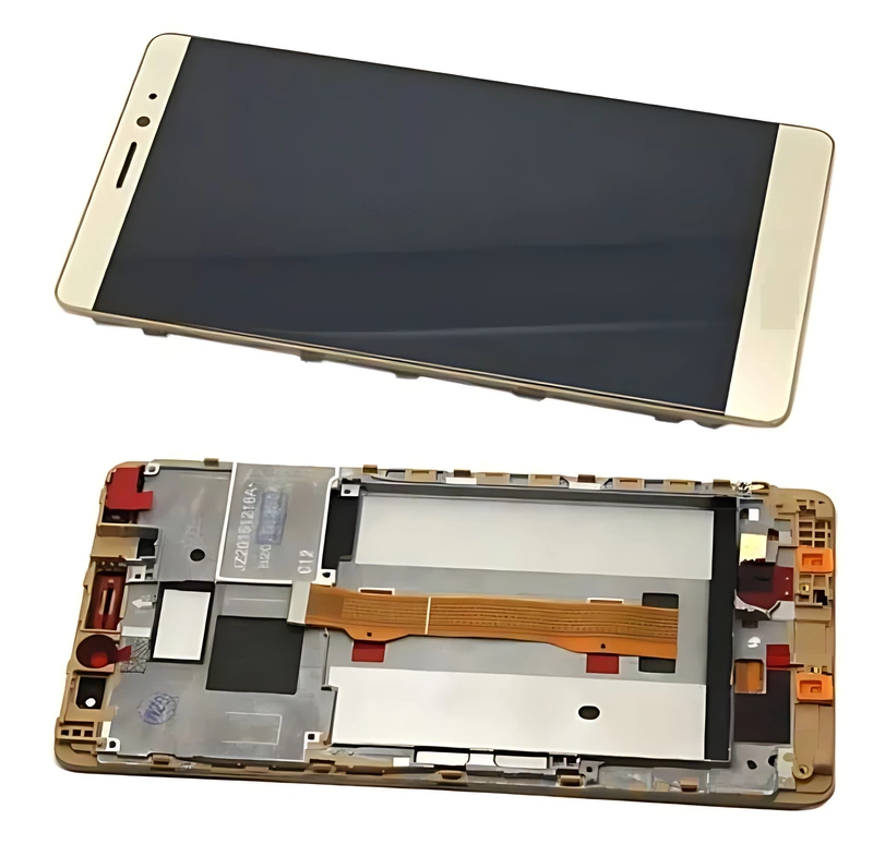 Genuine Huawei Honor Mate S - Replacement LCD Touch Screen Assembly With Frame - Gold - Original
