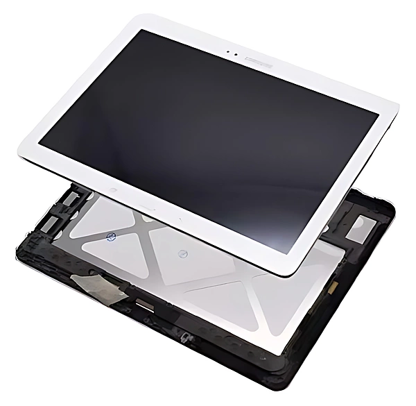 Genuine Samsung Galaxy Tab Pro T520 Replacement LCD Touch Screen Assembly With Frame - White - Original