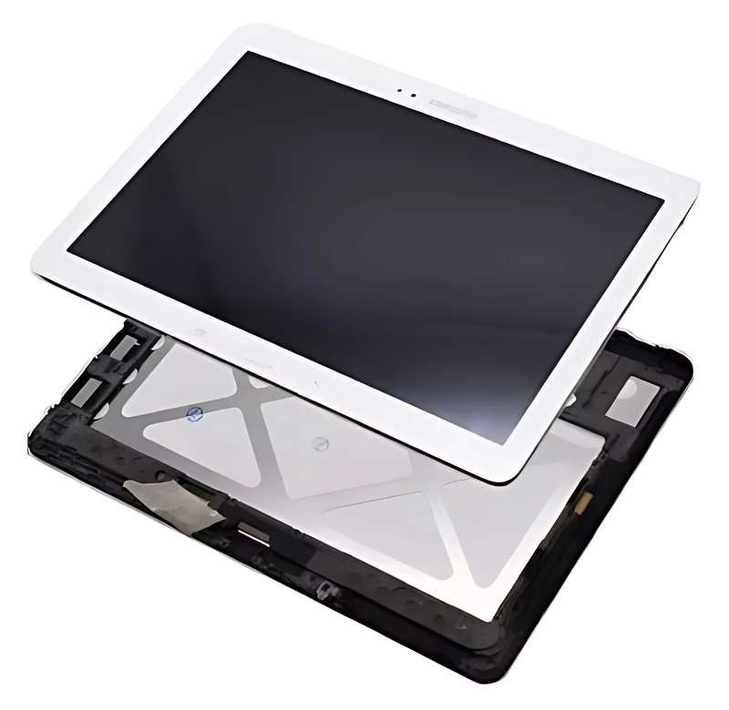 Genuine Samsung Galaxy Tab Pro T520 Replacement LCD Touch Screen Assembly With Frame - White - Original
