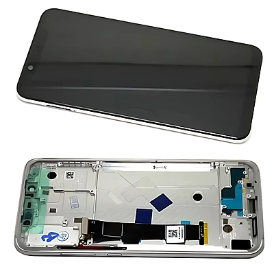 Xiaomi Mi8 - Replacement LCD Touch Screen Assembly With Frame - White