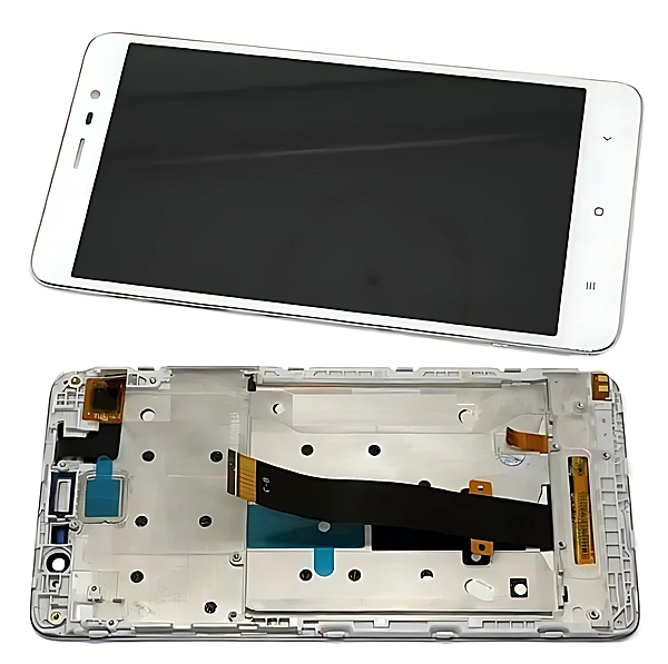 Xiaomi Redmi Note 3 - Replacement LCD Touch Screen Assembly With Frame - White