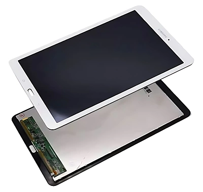 Genuine Samsung Galaxy Tab E SM - T560, SM - T561 & SM - T560NU - Replacement LCD Touch Screen Assembly - White - Original