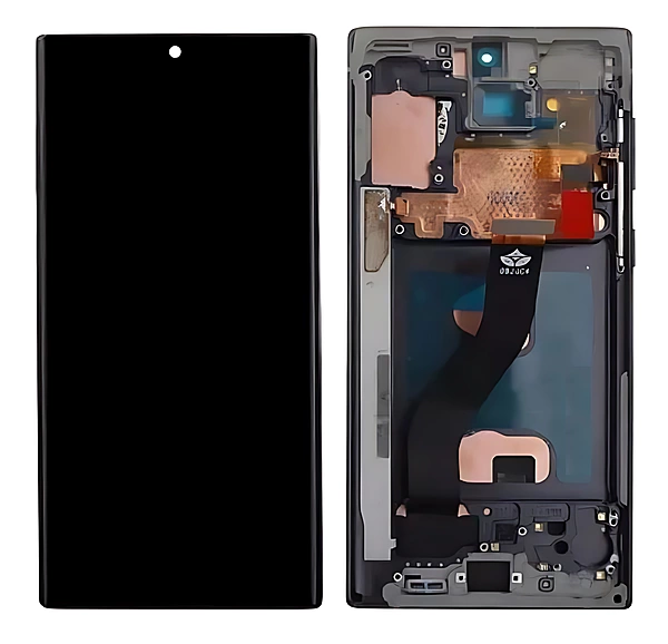 For Samsung Galaxy Note 10 N970 - Replacement LCD Touch Screen With Chassis - Black
