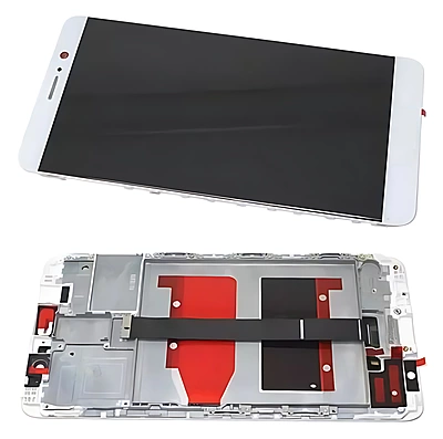 Genuine Huawei Mate 9 Replacement LCD Touchscreen Assembly With Frame - White - Original