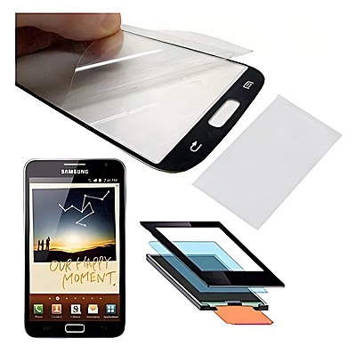 Samsung Galaxy Note N7000 i9220 LCD to Glass Panel Optically Clear Adhesive OCA Film Sheet