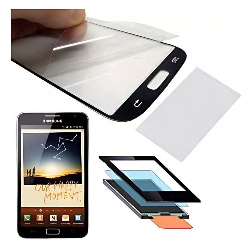 Samsung Galaxy Note N7000 i9220 LCD to Glass Panel Optically Clear Adhesive OCA Film Sheet