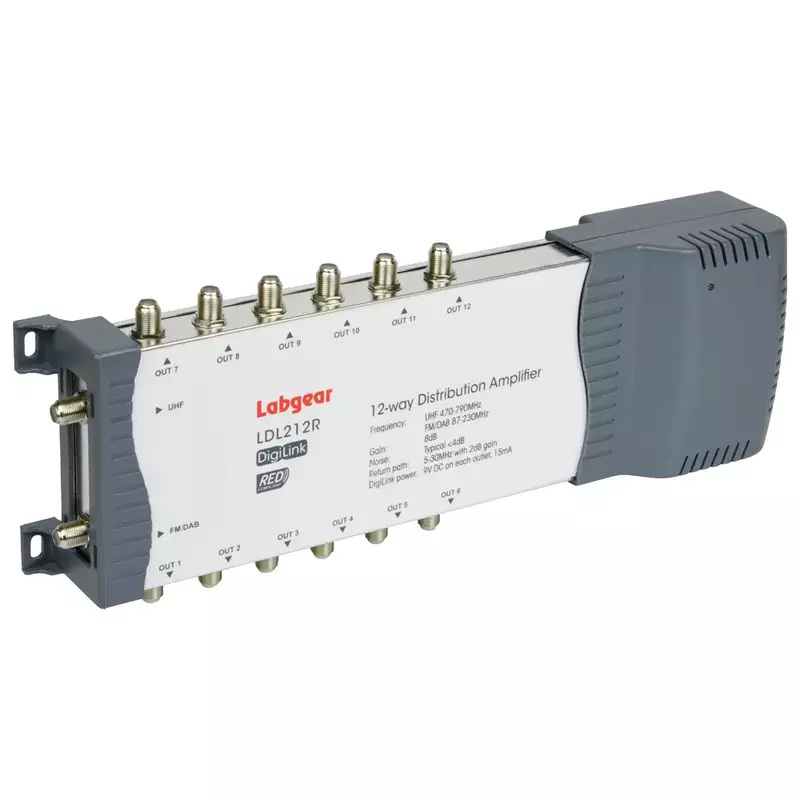 Labgear DigiLink IR Bypass Amplifier 12 Way