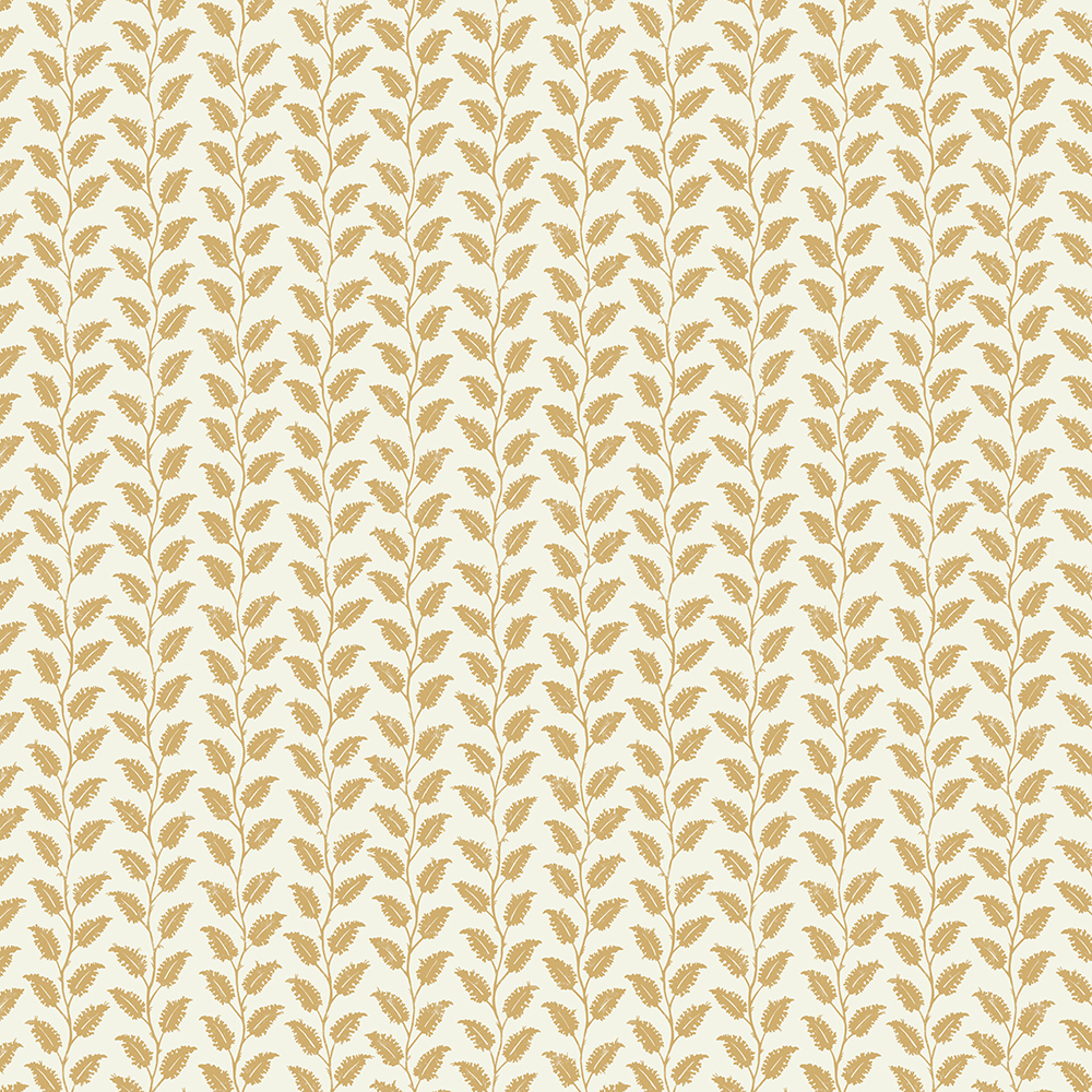 Leaf Wiggle - Smith Yellow - Skirting White Leaf Wiggle - Smith Yellow - Skirting White