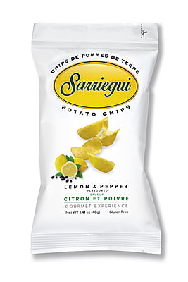 Kartoffelchips LEMON & PEPPER Flavored CHIPS 40g - Box 20 Stücke