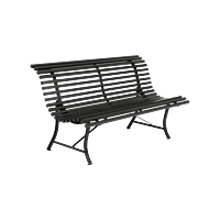 Louisiane Bench 150cm Liquorice-Floor Stock