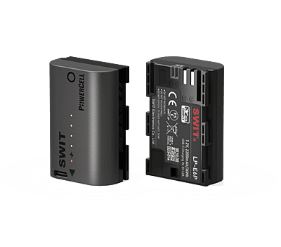 PowerCell LP-E6P | USB-C LE-E6P 16Wh longer running-time battery with indicators, for Canon LP-E6,LP-E6N,LP-E6NH and e.g. Canon  EOS cameras