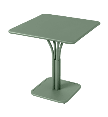 Luxembourg Pedestal Table 71x71 Solid Top