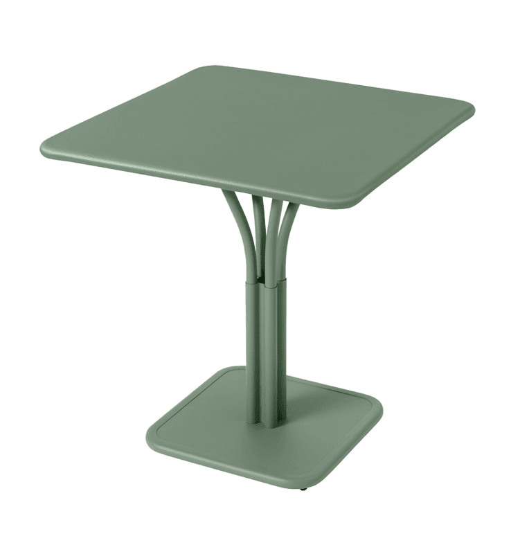 Luxembourg Pedestal Table 71x71 Solid Top