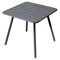 Luxembourg Square Table 4 Legs Anthracite-Floor Stock