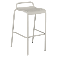 Luxembourg Bar Stool Clay Grey-Floor stock