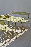 Luxembourg 2/3 Seater Bench with Backrest