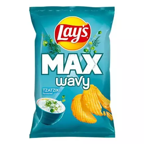 Lays Max Wavy Tzatziki
