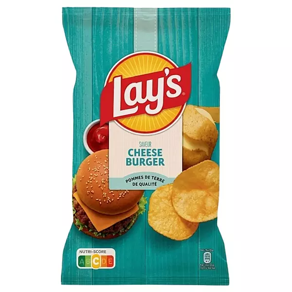 LAYS CHEESE BURGER