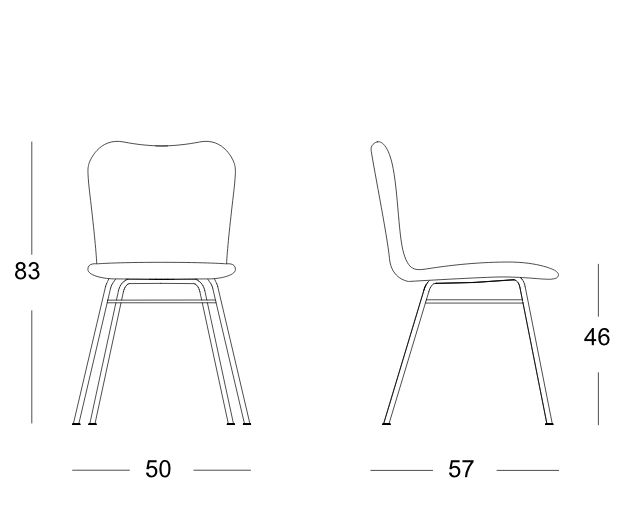Lena Dining Chair Teak Base Lena Dining Chair Teak Base