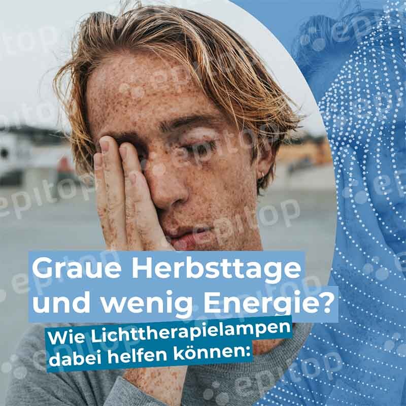 Social Media Post "Lichttherapie"