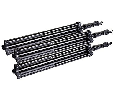 CL-60D 3KIT | Set of 3 x CL-60D | 1:1 60W 2000Lux Bi-color DMX SMD LED Panel Light(V-mount) with tripods and trolley case