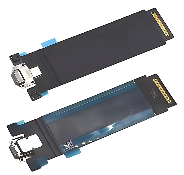 For iPad Pro 12.9" 2nd Gen (2017) - Replacement Lightning Charging Port Flex Wi - Fi - Black