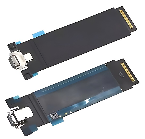 For iPad Pro 12.9" 2nd Gen (2017) - Replacement Lightning Charging Port Flex Wi - Fi - Black
