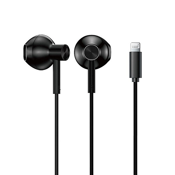 iGear Lightning Metallic Handsfree - W52L Black