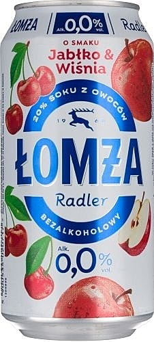 LOMZA APPLE CHERRY 0.00% 24x500ml CAN