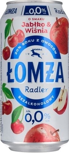 LOMZA APPLE CHERRY 0.00% 24x500ml CAN